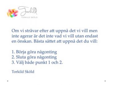 Att veta vad man vill, veta hur det skall gå till men ändå inte göra det.